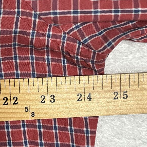 Brooks Brothers 1818 Regent Shirt Men’s L Red Button Down Plaid 100% Cotton - Picture 6 of 13